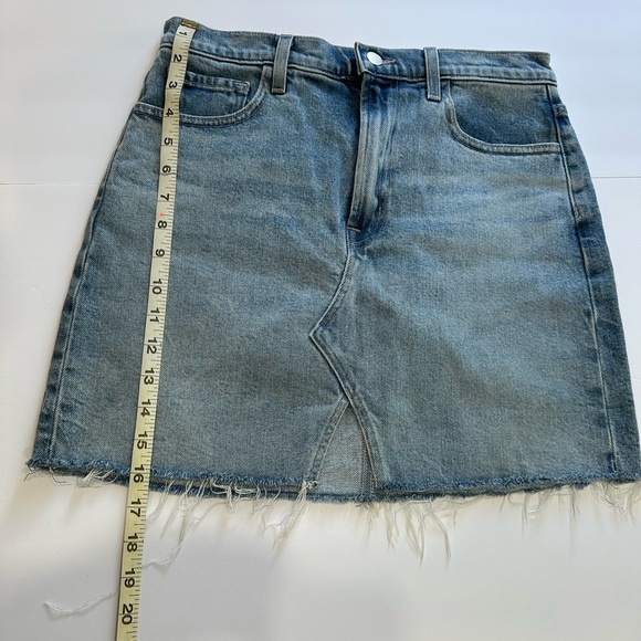J Brand Light Blue Denim Mini Skirt size 28 - Picture 4 of 11